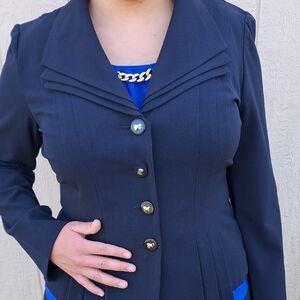 Elegant Navy Women's Legal Jacket
